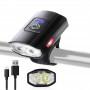 Велофонарь 2285-2XPE ULTRA LIGHT, ALUMINUM, индикация заряда, Waterproof, аккум., ЗУ micro USB