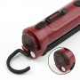 Фонарь WORKLIGHT 72-XPE(white+red), 10 W, 350 Lumen, Li-Ion аккум., поворот180?+180?, зажим, крюк, магнит, ЗУ