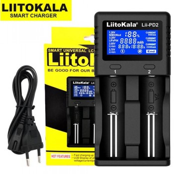 Зарядний пристрій LiitoKala Lii-PD2, 2xАА/ААА/18650/26650/21700