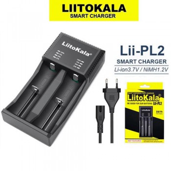 Зарядний пристрій LiitoKala Lii-PL2, 2x10440/14500/16340/17335/17500/17670/18490/18650/22650, ОРИГІНАЛ