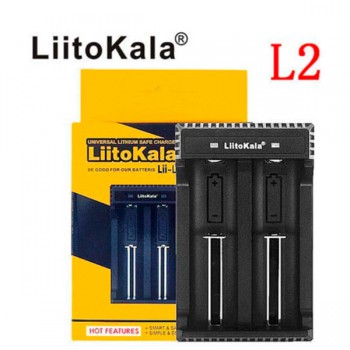 Зарядное устройство LiitoKala Lii-L2, 2x-10440/ 14500/ 16340/ 17355/ 17500/ 17670/ 18350/ 18490/ 18650/ 22650,