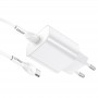 Мережевий зарядний пристрій Home Charger N22 Jetta PD25W (Type-C to iP)(EU), White