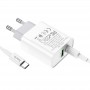 Мережевий зарядний пристрій Home Charger C80A Rapido PD20W+QC3.0 (Type-C TO Type-C)(EU), White