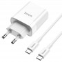 Мережевий зарядний пристрій Home Charger C80A Rapido PD20W+QC3.0 (Type-C TO Type-C)(EU), White