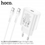 Сетевое зарядное устройство Home Charger N22 Jetta PD25W (Type-C to Type-C)(EU), White