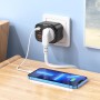 Мережевий зарядний пристрій Home Charger NS3 Multifunctional socket(including 1C2A PD20W fast charge)(EU/GER), Black