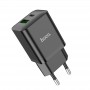 Мережевий зарядний пристрій N28 Founder PD20W+QC3.0 charger(EU), Black