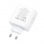 Мережевий зарядний пристрій N30 Glory PD65W three-port(2C1A) fast charger(EU), White
