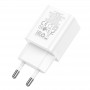 Мережевий зарядний пристрій N28 Founder PD20W+QC3.0 charger(EU), White