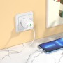 Мережевий зарядний пристрій N28 Founder PD20W+QC3.0 charger(EU), White