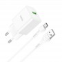 Сетевое зарядное устройство Home Charger N26 Maxim single port QC3.0 (Type-C)(EU), White