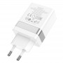 Сетевое зарядное устройство Home Charger N21 Pro Tourer PD30W (2A1C) charger(EU), White