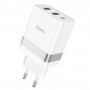 Мережевий зарядний пристрій N21 Pro Tourer PD30W (2A1C) charger(EU), White