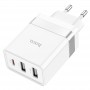 Сетевое зарядное устройство Home Charger N21 Pro Tourer PD30W (2A1C) charger(EU), White