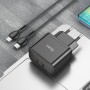 Сетевое зарядное устройство Home Charger N29 Triumph PD35W dual port(2C) (Type-C to Type-C)(EU), Black