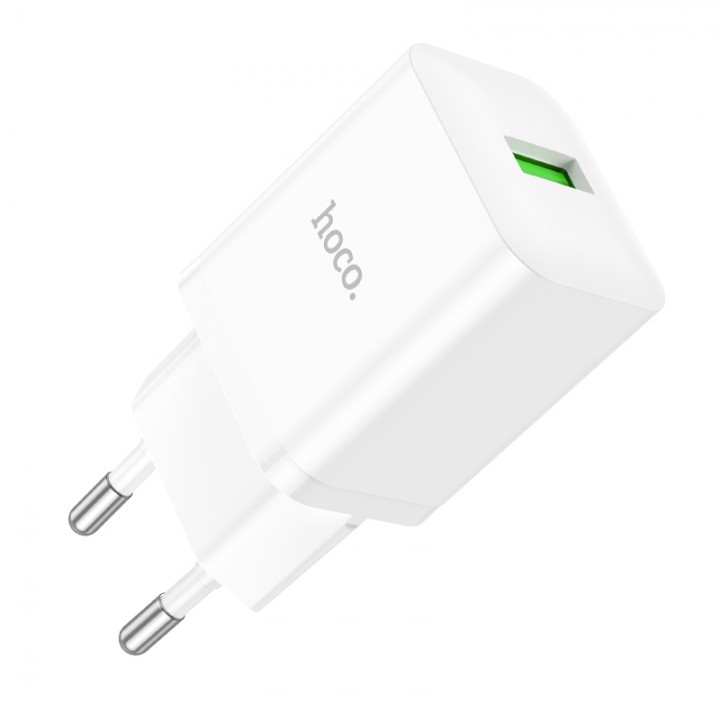 Сетевое зарядное устройство Home Charger N26 Maxim single port QC3.0 charger(EU), White