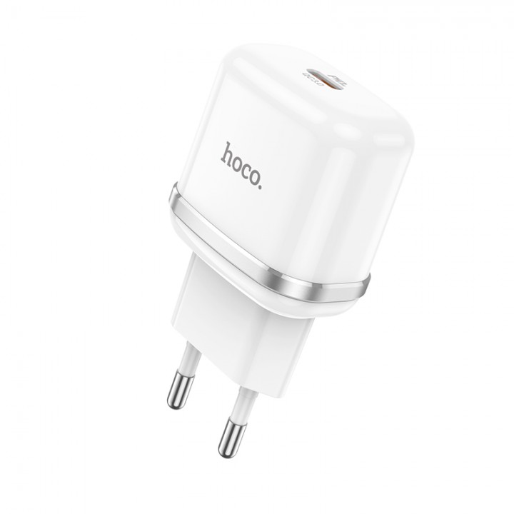 Сетевое зарядное устройство Home Charger N24 Victorious single port PD20W charger(EU), White