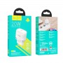 Сетевое зарядное устройство Home Charger N24 Victorious single port PD20W charger(EU), White