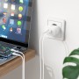 Сетевое зарядное устройство Home Charger N29 Triumph PD35W dual port(2C) (Type-C to Type-C)(EU), White