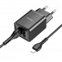 Сетевое зарядное устройство Home Charger N25 Maker dual port (iP)(EU), Black