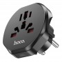 Мережевий зарядний пристрій Home Charger AC6 Unimpeded universal conversion plug(EU), Black