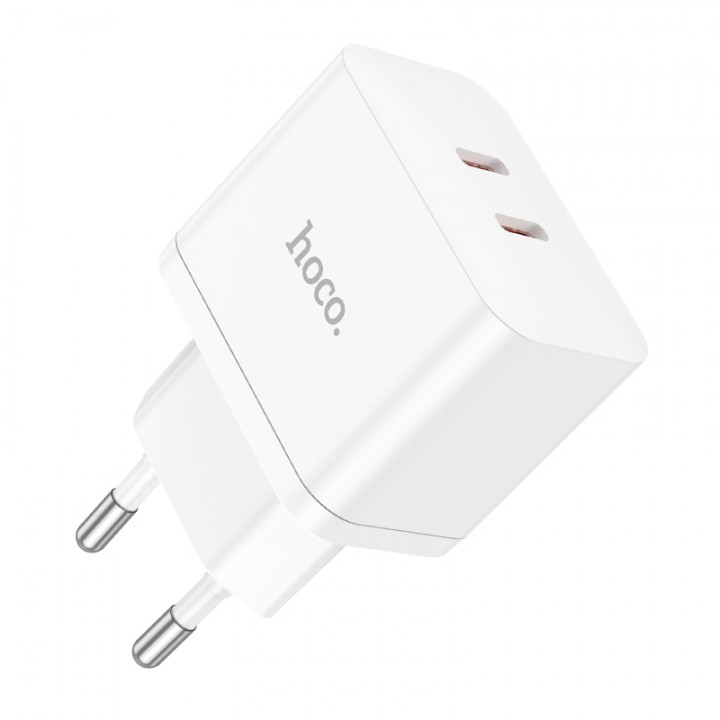 Мережевий зарядний пристрій N29 Triumph PD35W dual port(2 Type-C) charger(EU), White