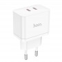 Мережевий зарядний пристрій N29 Triumph PD35W dual port(2 Type-C) charger(EU), White