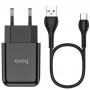 Мережевий зарядний пристрій Home Charger N2 Vigour single port charger Set(Type-C)(EU), Black