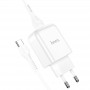 Сетевое зарядное устройство Home Charger N2 Vigour single port charger Set(Type-C)(EU), White