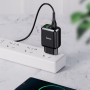 Сетевое зарядное устройство Home Charger N6 Charmer dual port QC3.0 charger(EU), Black