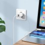 Сетевое зарядное устройство Home Charger N25 Maker dual port (iP)(EU), White