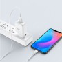 Мережевий зарядний пристрій Home Charger N2 Vigour single port charger Set(Type-C)(EU), White