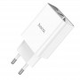 Сетевое зарядное устройство Home Charger C100A PD20W+QC3.0 charger with digital display(EU), White