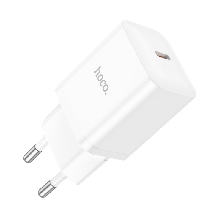 Сетевое зарядное устройство Home Charger N27 Innovative single port PD20W charger(EU), White