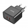 Сетевое зарядное устройство Home Charger N29 Triumph PD35W dual port(2 Type-C) charger(EU), Black