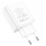 Сетевое зарядное устройство Home Charger C102A Fuerza QC3.0 four-port charger(EU), White