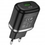 Мережевий зарядний пристрій N3 Special single port QC3.0 charger set(Type-C)(EU), Black