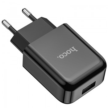 Сетевое зарядное устройство Home Charger N2 Vigour single port charger(EU), Black