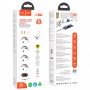 Мережевий зарядний пристрій NS1 Aura 4-bit extension cable socket(including 1C2A PD20W fast charge)(EU/GER), White