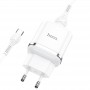 Мережевий зарядний пристрій N3 Special single port QC3.0 charger set(Type-C)(EU), White