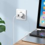 Мережевий зарядний пристрій Home Charger N25 Maker dual port (Micro)(EU), White