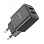 Сетевое зарядное устройство Home Charger N25 Maker dual port charger(EU), Black