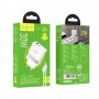 Сетевое зарядное устройство Home Charger N21 Extension speed PD30W+QC3.0 (Type-C to Type-C)(EU), White